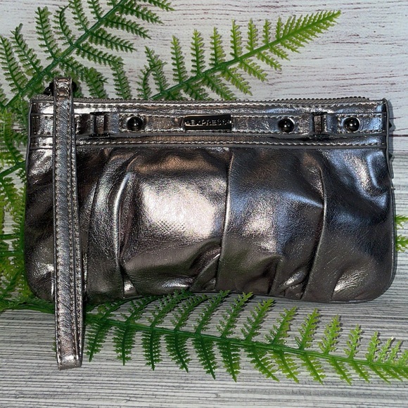 Express Silver Moto Clutch Wristlet - Picture 3 of 6